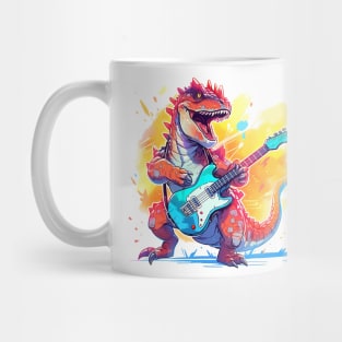 dinosaur musician Mug